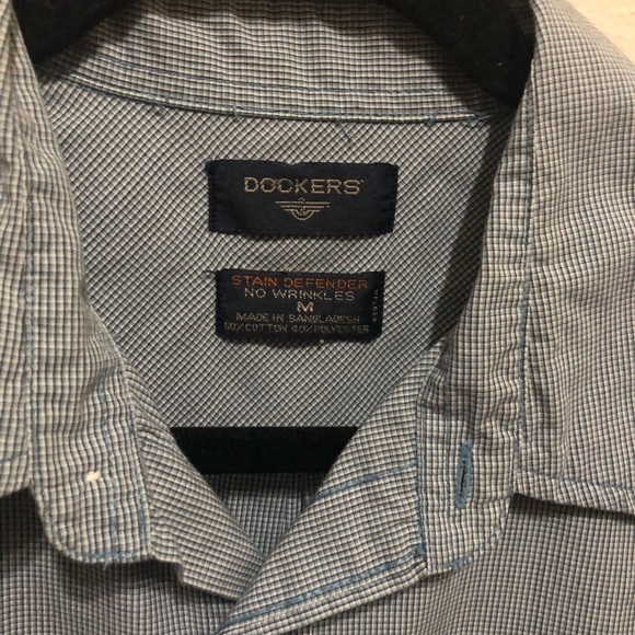Dockers Checkered Short Sleeve Button Up - Picture 2 of 3
